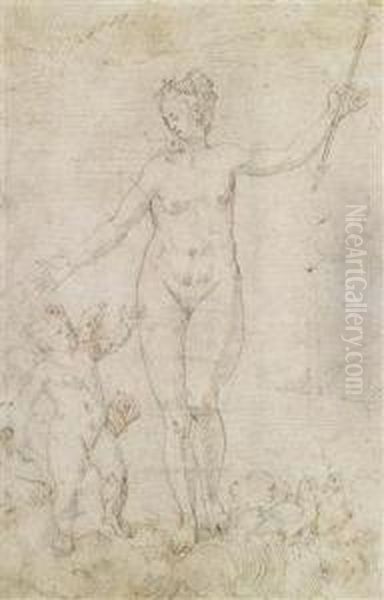 Venus Disarming Amor - view 1