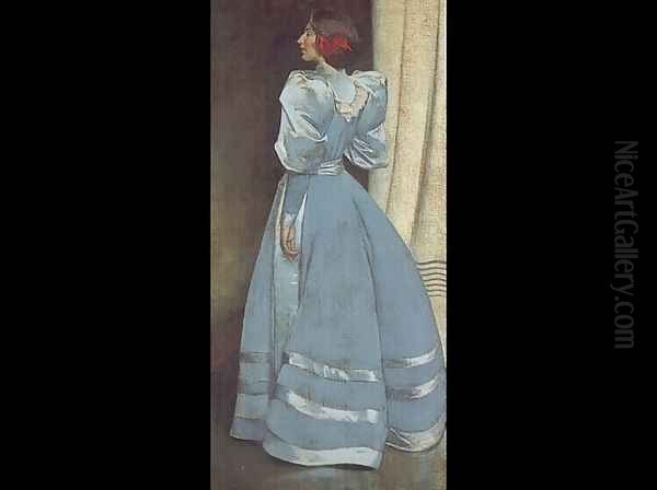 Gray Portrait (or The Lady in Gray) - view 1