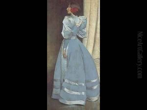 Gray Portrait (or The Lady in Gray) by John White Alexander