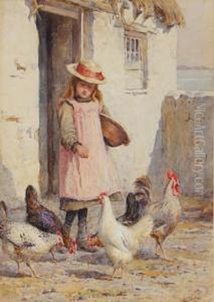 Feeding The Chickens - view 1