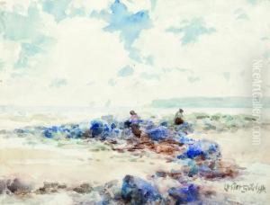 Figures On The Shore by Lester Sutcliffe