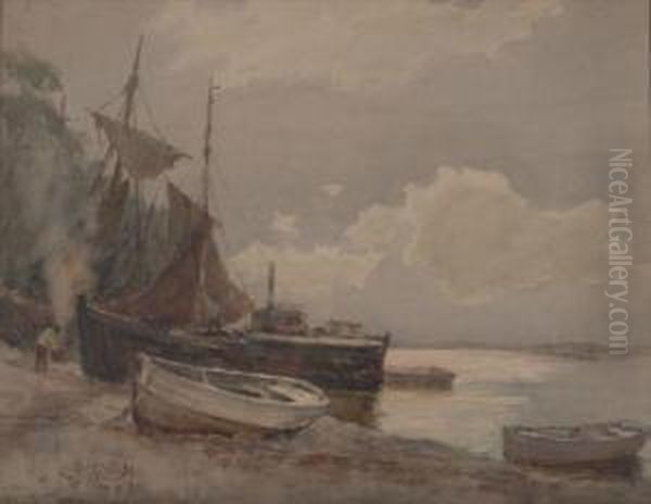 Boats In Harbor - view 1