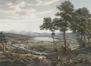 Vue De Zurich by Jakob Suter