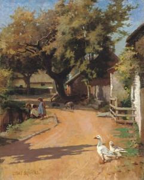 A Somersetshire Lane - view 1