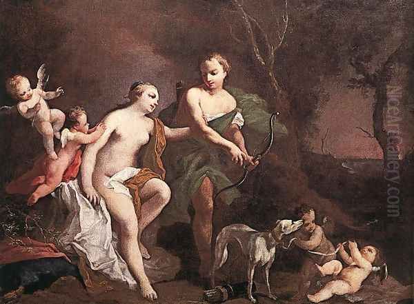 Venus And Adonis 1740 - view 1