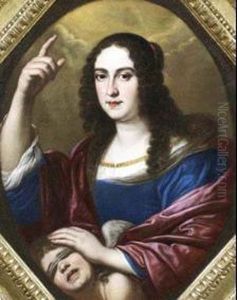 Ritratto Di Vittoria Della Rovere Come La Virtu' by Giusto Suttermans
