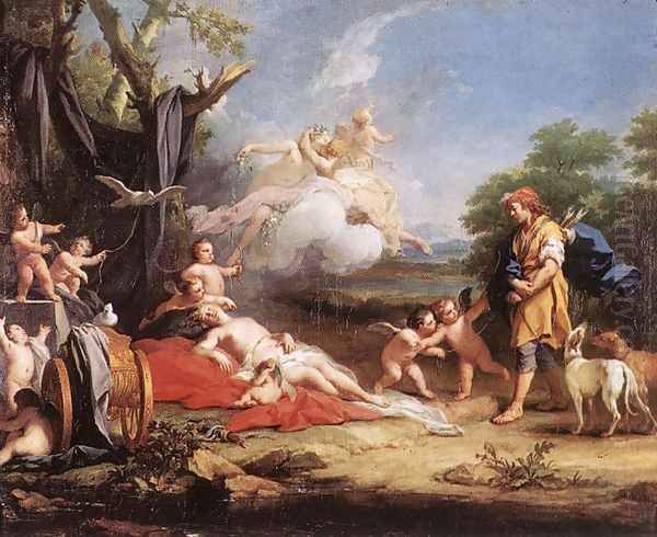 Venus and Adonis - view 1