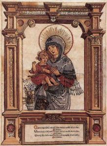 The Beautiful Virgin Of Regensburg 1519 by Albrecht Altdorfer