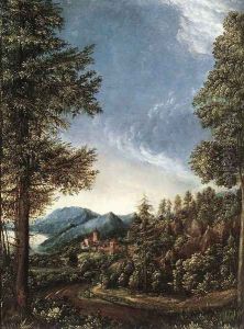 Danubian Landscape 1520 by Albrecht Altdorfer