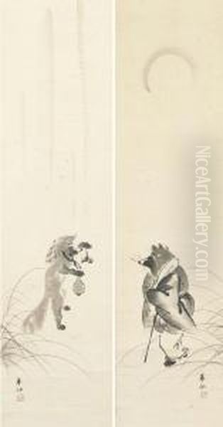 Fox And Badger - view 1