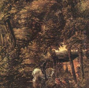 Saint George in the Forest 1510 by Albrecht Altdorfer