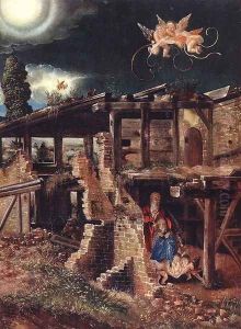 Nativity 1513 by Albrecht Altdorfer