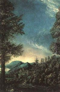 The Danube Valley near Regensburg by Albrecht Altdorfer