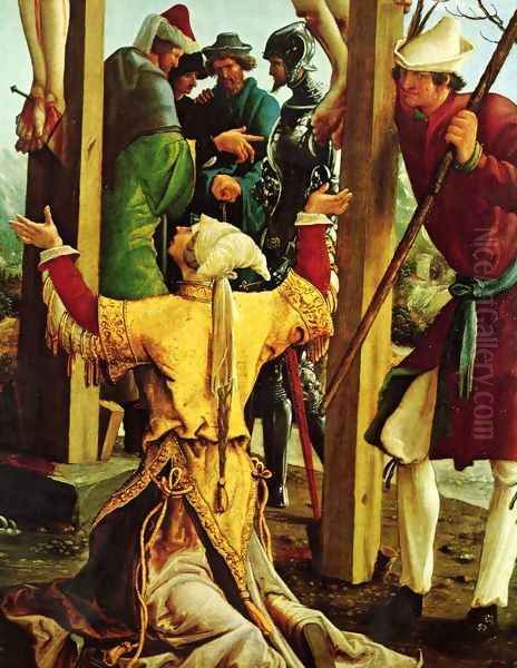 Crucifixion, detail (Sebastian altar of the Augustinian Monastery men's choir of St. Florian near Linz) - view 1