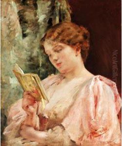 Lady Reading by Paul A. Svedomsky