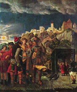 Legend of St. Florian, scene of St. Florian's capture