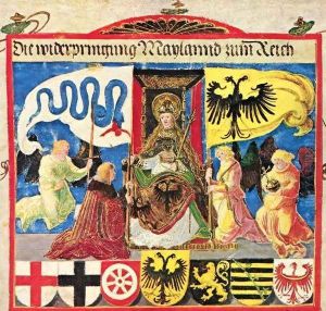Emperor Maximilian triumph, The recovery of Milan