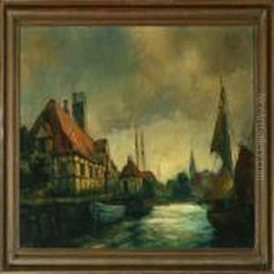 Harbour Scene Fromdragor, Denmark