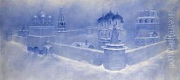 Village By Moonlight - view 1