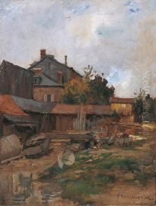 Maison Pres De La Riviere by Sergei Ivanovitch Svetoslavsky