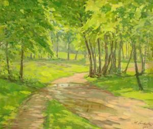 Landscape With A Road by Vladimir Svoboda