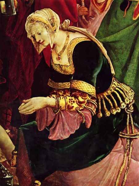 Salvage the corpse of St. Sebastian, Detail (Sebastian altar of the Augustinian Monastery men's choir of St - view 1