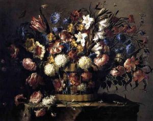 Basket of Flowers 1668-70 by Juan De Arellano