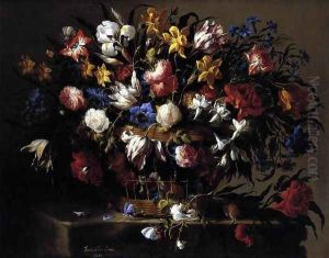 Basket of Flowers 1671
