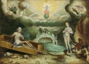 Il Giudizio Universale by Jakob Isaaksz Swanenburgh