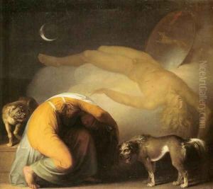 Culmins Ghost Appears to his Mother by Nicolai Abraham Abildgaard