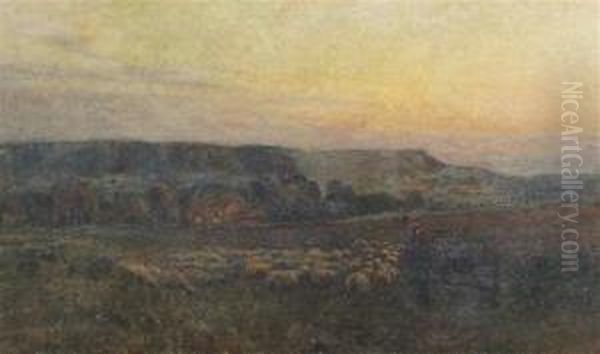 Shepherd's Cottage, Firle, 'and Now Wind Homeward In The Dyinglight - view 1