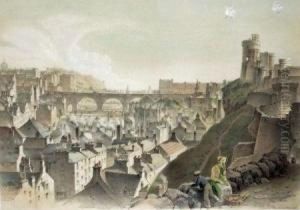 The North Bridge Connecting The Old And New Town
Edinburgh by Samuel Dukinfield Swarbreck