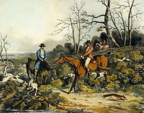Breaking Cover, from 'Fox Hunting', engraved by Thomas Sutherland - view 1