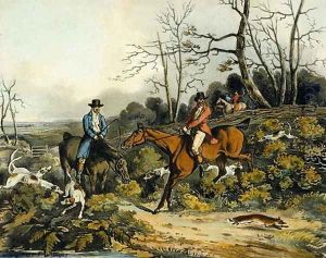 Breaking Cover, from 'Fox Hunting', engraved by Thomas Sutherland by Henry Thomas Alken