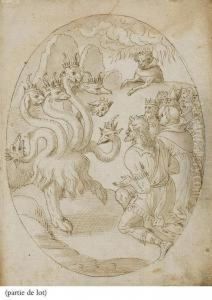 Quatorze Projets Representant Des Scenes De L'apocalypse by Jan Swart Van Groningen