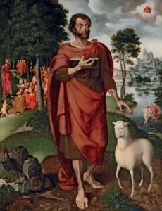 Saint John The Baptist With The Baptism And Predication