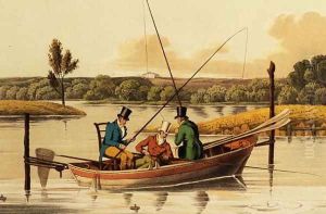 Fishing in a Punt, aquatinted by I. Clark, pub. by Thomas McLean, 1820 by Henry Thomas Alken