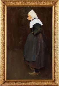 Portratt Avaldre Kvinna by Pelle Swedlund
