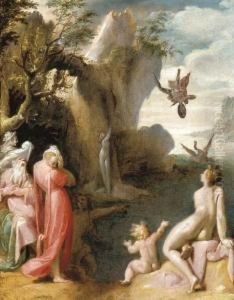 Perseus And Andromeda by Gerrit Pietersz. Sweelinck