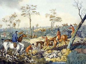 Drawing a Cover, from 'Foxhunting' by Henry Thomas Alken