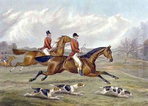 Full Cry, plate from 'The Right and The Wrong Sort', in Fores Hunting Sketches 1859