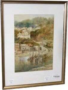 Harbour Scene by Walter Henry Sweet