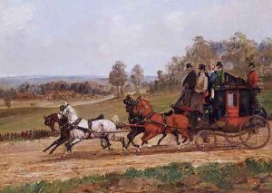 Coaching Scene by Henry Thomas Alken