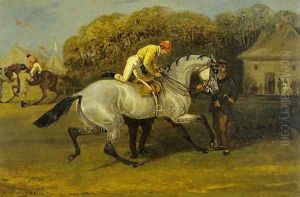 Jockey Mounting by Henry Thomas Alken
