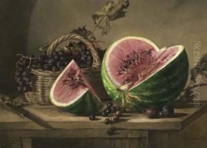 Fruit Still Life by Wladimir Dmitrievich Swertschkoff
