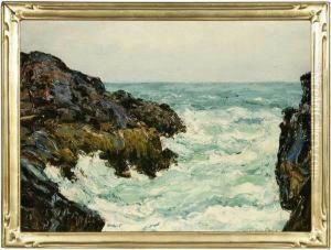 Storm Tide - Painted In Ogunquit, Maine by William Otis Swett