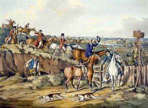 Gone Away, from 'Foxhunting' by Henry Thomas Alken