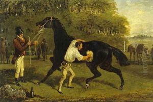 Rubbing Down by Henry Thomas Alken