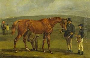 Preparing for a Race by Henry Thomas Alken