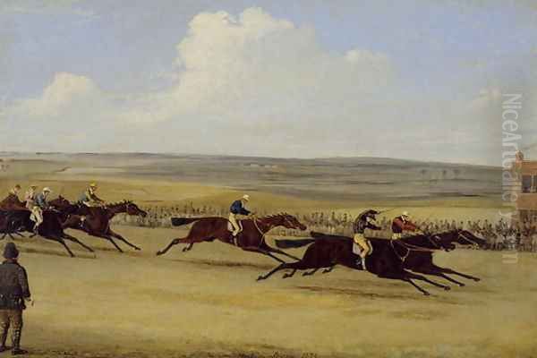 The 1850 Cambridgeshire Stakes- The Finish - view 1